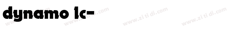 dynamo lc字体转换